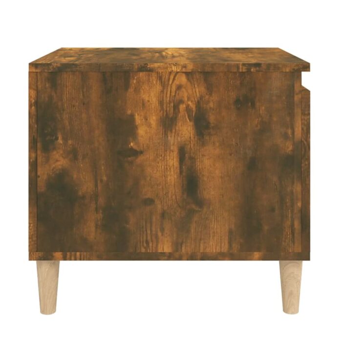 Table basse Chêne fumé 100x50x45 cm Bois d'ingénierie – Image 5