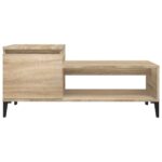 Table basse Chêne sonoma 100x50x45 cm Bois d'ingénierie – Image 3