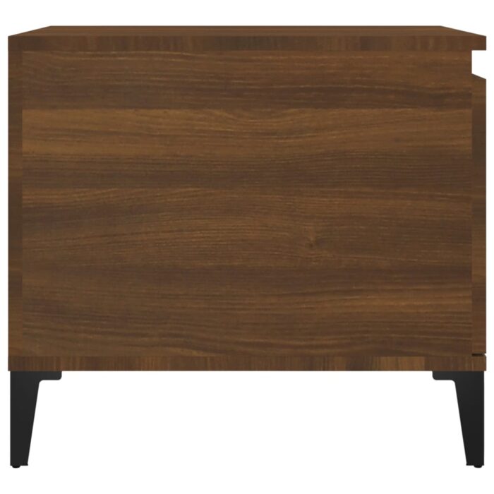 Table basse Chêne marron 100x50x45 cm Bois d'ingénierie – Image 5