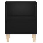 Tables de chevet 2 pcs Noir 40x35x50 cm – Image 5