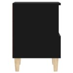 Tables de chevet 2 pcs Noir 40x35x50 cm – Image 7
