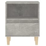Table de chevet Gris béton 40x35x50 cm – Image 4