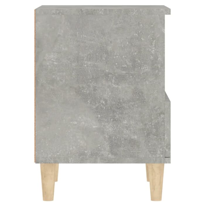 Table de chevet Gris béton 40x35x50 cm – Image 6