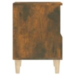 Tables de chevet 2 pcs Chêne fumé 40x35x50 cm – Image 7