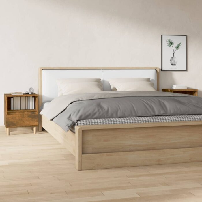 VXL8720287225997_m_en_hd_1.jpg Tables de chevet 2 pcs Chêne fumé 40x35x50 cm – Image 1