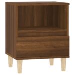 Tables de chevet 2 pcs Chêne marron 40x35x50 cm – Image 4