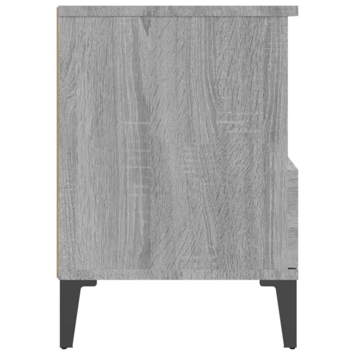 Tables de chevet 2 pcs Sonoma gris 40x35x50 cm – Image 7