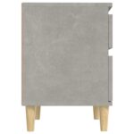 Tables de chevet 2 pcs Gris béton 40x35x50 cm – Image 5