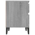 Tables de chevet 2 pcs Sonoma gris 40x35x50 cm – Image 5