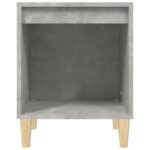 Tables de chevet 2 pcs Gris béton 40x35x50 cm – Image 4