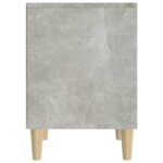 Tables de chevet 2 pcs Gris béton 40x35x50 cm – Image 5