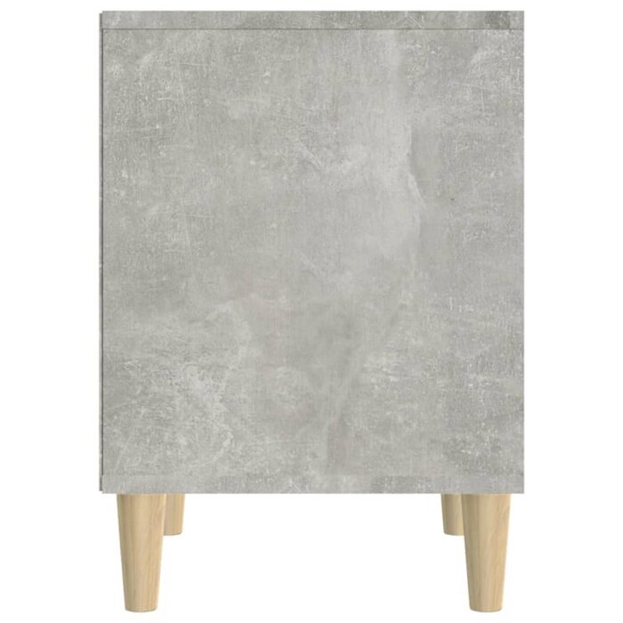 Tables de chevet 2 pcs Gris béton 40x35x50 cm – Image 5