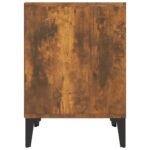 Tables de chevet 2 pcs Chêne fumé 40x35x50 cm – Image 5