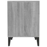 Table de chevet Sonoma gris 40x35x50 cm – Image 4