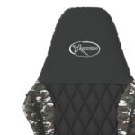 Chaise de jeu Noir et camouflage Similicuir – Image 8