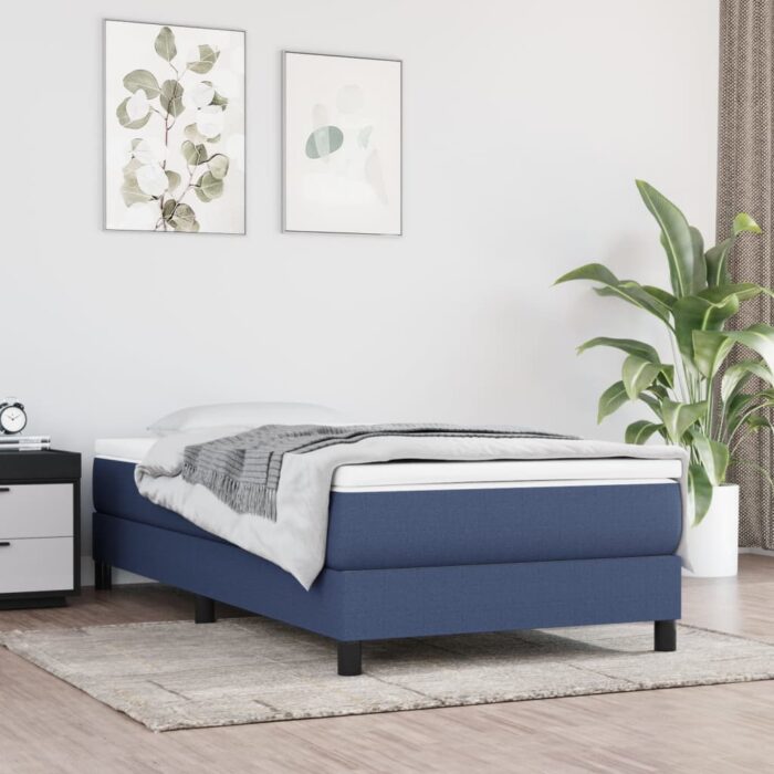 VXL8720287231356_m_en_hd_1.jpg Cadre de lit sans matelas bleu 80x200 cm tissu – Image 1