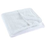 Serviettes de plage 4 pcs blanc 60x135 cm tissu 400 GSM – Image 3