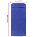 Serviettes de plage 4 pcs bleu royal 60x135 cm tissu 400 GSM – Image 6