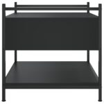 Table basse noir 50x50x50 cm bois d'ingénierie – Image 5