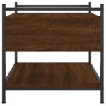 Table basse chêne marron 50x50x50 cm bois d'ingénierie – Image 5