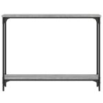 Table console sonoma gris 100x22,5x75 cm bois d'ingénierie – Image 2