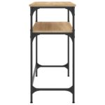 Table console chêne sonoma 75x35,5x75 cm bois d'ingénierie – Image 3