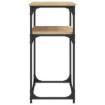 Table console chêne sonoma 100x35,5x75 cm bois d'ingénierie – Image 3