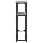 Table console sonoma gris 145x22,5x75 cm bois d'ingénierie – Image 3