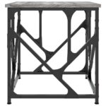 Table basse sonoma gris 45x45x47,5 cm bois d'ingénierie – Image 3