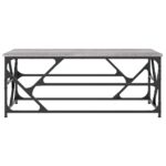 Table basse Sonoma gris 100x50x40 cm Bois d'ingénierie – Image 2