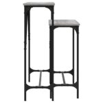 Tables console 2 pcs sonoma gris bois d'ingénierie – Image 3