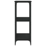 Table console noir 102x35x90 cm bois d'ingénierie – Image 3