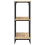 Table console chêne sonoma 102x35x90 cm bois d'ingénierie – Image 3