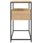 Table console chêne sonoma 75x40x75 cm bois d'ingénierie – Image 5