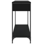 Table console noir 100x34,5x75 cm bois d'ingénierie – Image 5