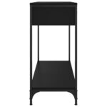 Table console noir 100x34,5x75 cm bois d'ingénierie – Image 5