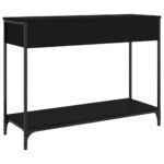 Table console noir 100x34,5x75 cm bois d'ingénierie – Image 6