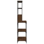 Support de boulanger à 6 niveaux chêne marron 90x40x180 cm – Image 3