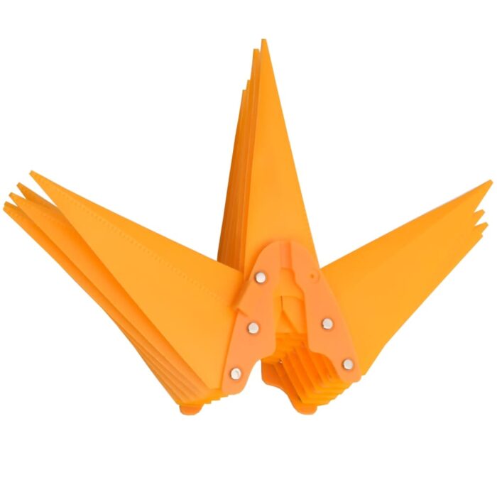 Lumières de Noël avec LED 3 pcs pliable jaune – Image 8