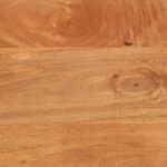 Table de chevet marron et noir bois de manguier solide – Image 8