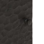 Table de chevet noir 40x33x46 cm bois de manguier solide – Image 7