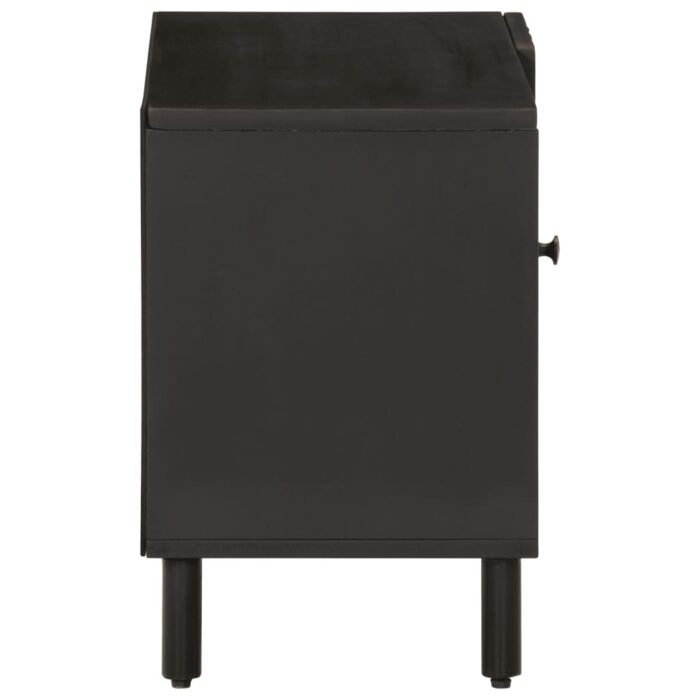 VXL8720845422523_g_en_hd_3.jpg Meuble TV noir 80x31x46 cm bois massif de manguier – Image 3