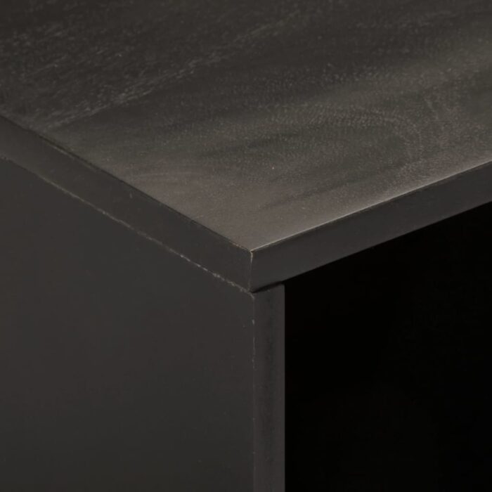 VXL8720845422523_g_en_hd_6.jpg Meuble TV noir 80x31x46 cm bois massif de manguier – Image 6