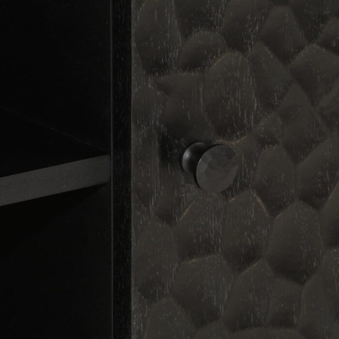 VXL8720845422523_g_en_hd_7.jpg Meuble TV noir 80x31x46 cm bois massif de manguier – Image 7