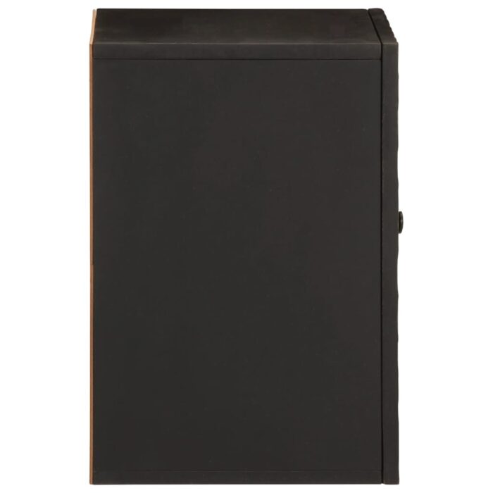 Armoire de salle de bain murale 38x33x48cm bois massif manguier – Image 3