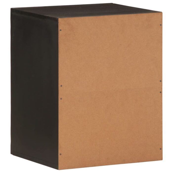 Armoire de salle de bain murale 38x33x48cm bois massif manguier – Image 4