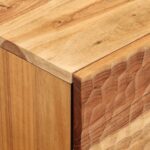 Tables de chevet 2 pcs 40x33x46 cm Bois d'acacia massif – Image 7