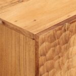 Meuble TV 105x33x46 cm Bois d'acacia massif – Image 6