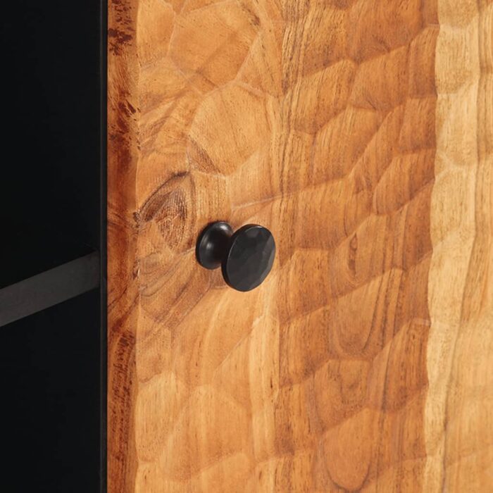 Meuble TV 105x33x46 cm Bois d'acacia massif – Image 7