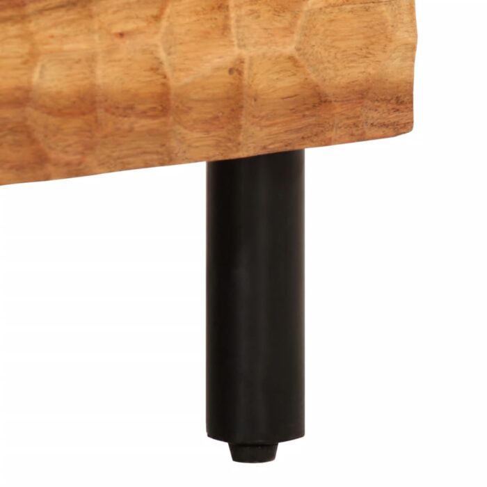 Meuble TV 70x33x46 cm Bois d'acacia massif – Image 8